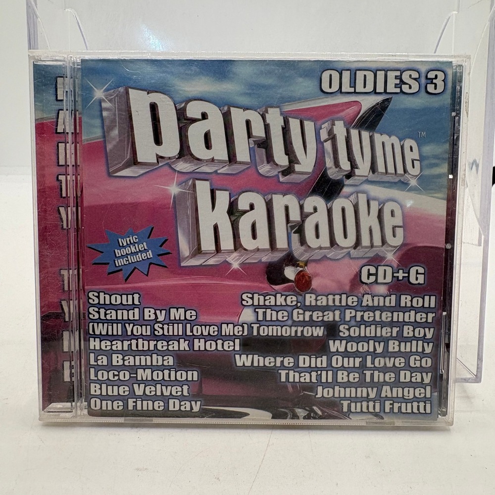 Party Tyme Karaoke Oldies 3 CD+G SYB-1056 16 Tracks Elvis Presley The‎ Supremes